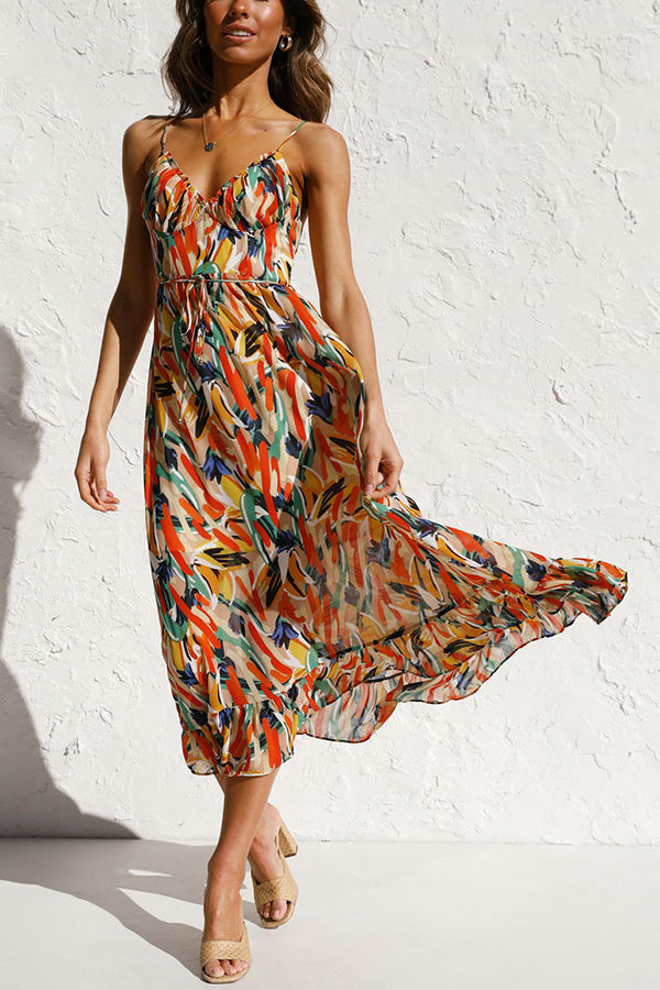 Saanii | Buntes Midikleid