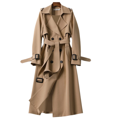 Devi™ | Eleganter Temperament Zweireiher Trenchcoat