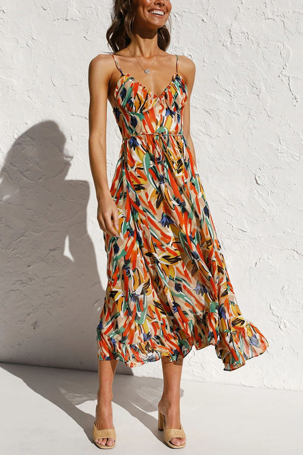 Saanii | Buntes Midikleid